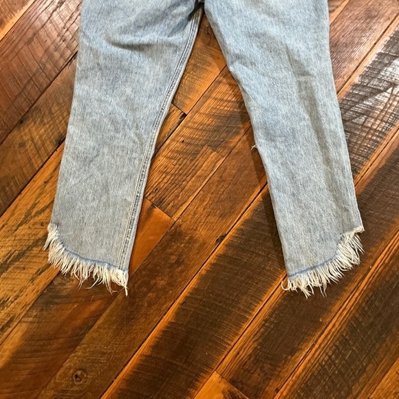 HIDDEN Jeans High Rise Distressed Straight Women’s Size 29 Light Wash Button Fly - Picture 8 of 12